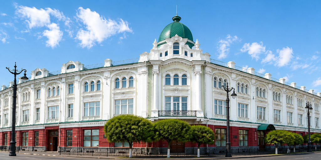 Omsk State Medical University building in Russia for MBBS studies