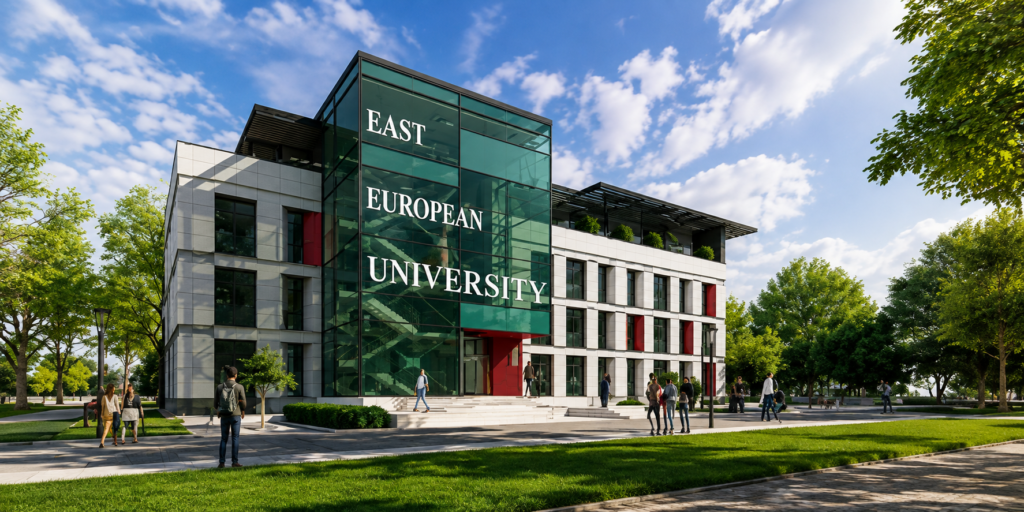 East European University campus in Tbilisi Georgia